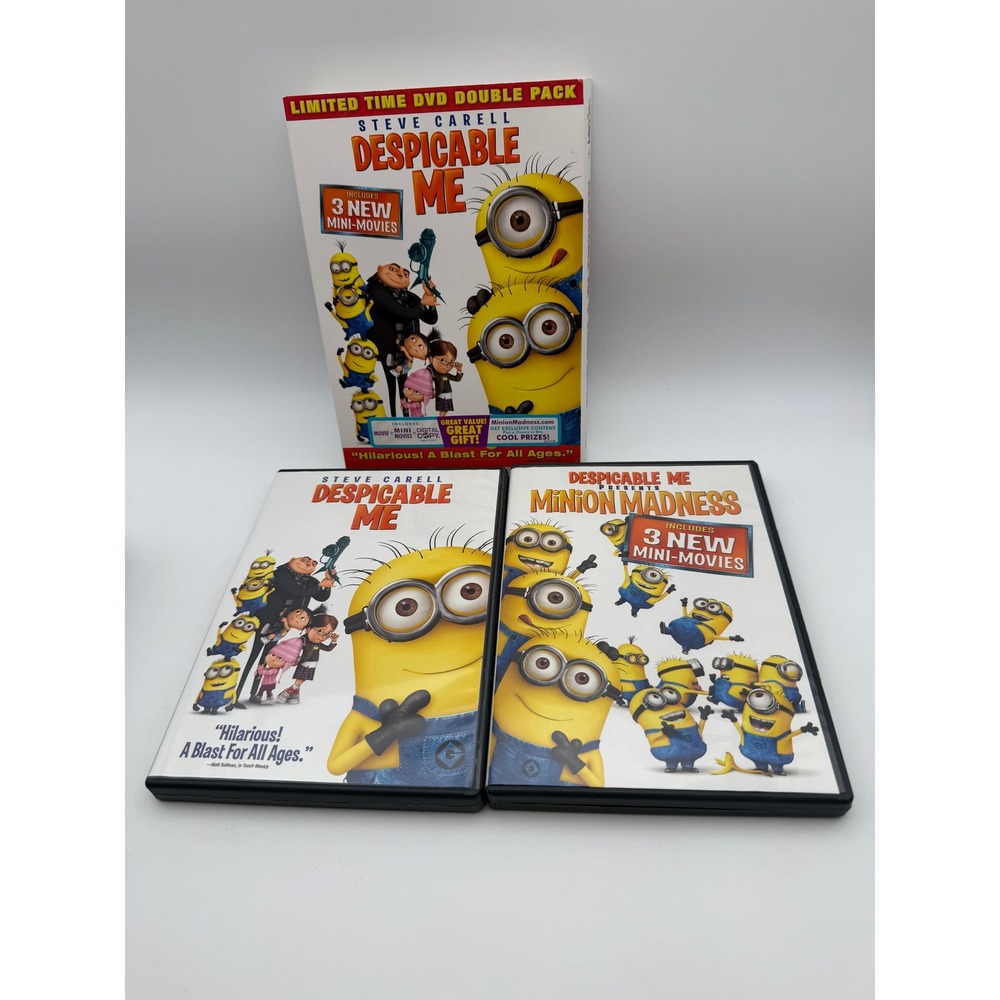 Family DVD Lot Despicable Me Madagascar Willy Wonka Family Guy Stewie Untold - Picture 3 of 16